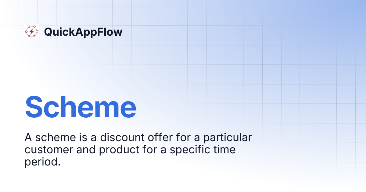 Scheme | QuickAppFlow