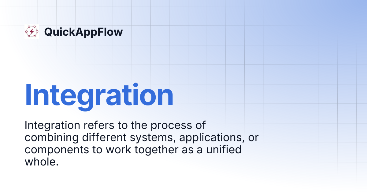 Integration | QuickAppFlow