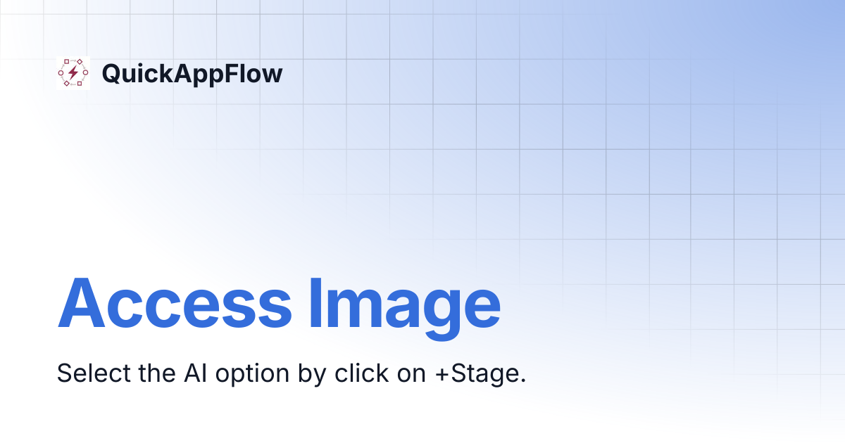 Access Image | QuickAppFlow